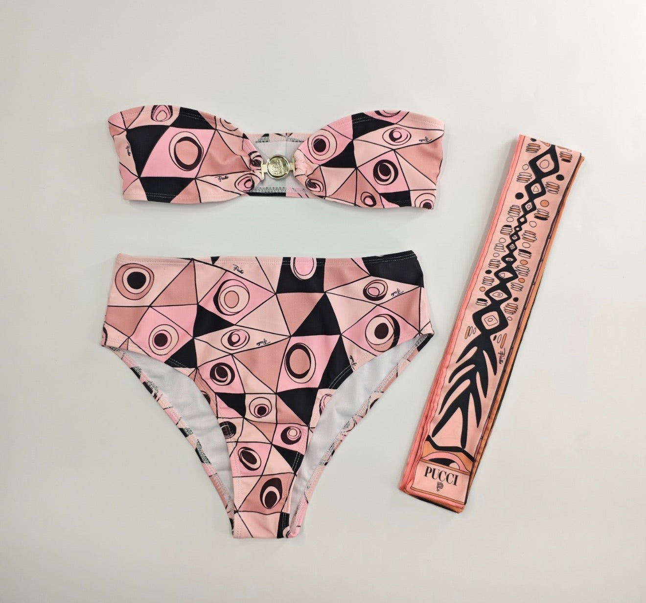 Amalfi Blush Pucci Bikini Set