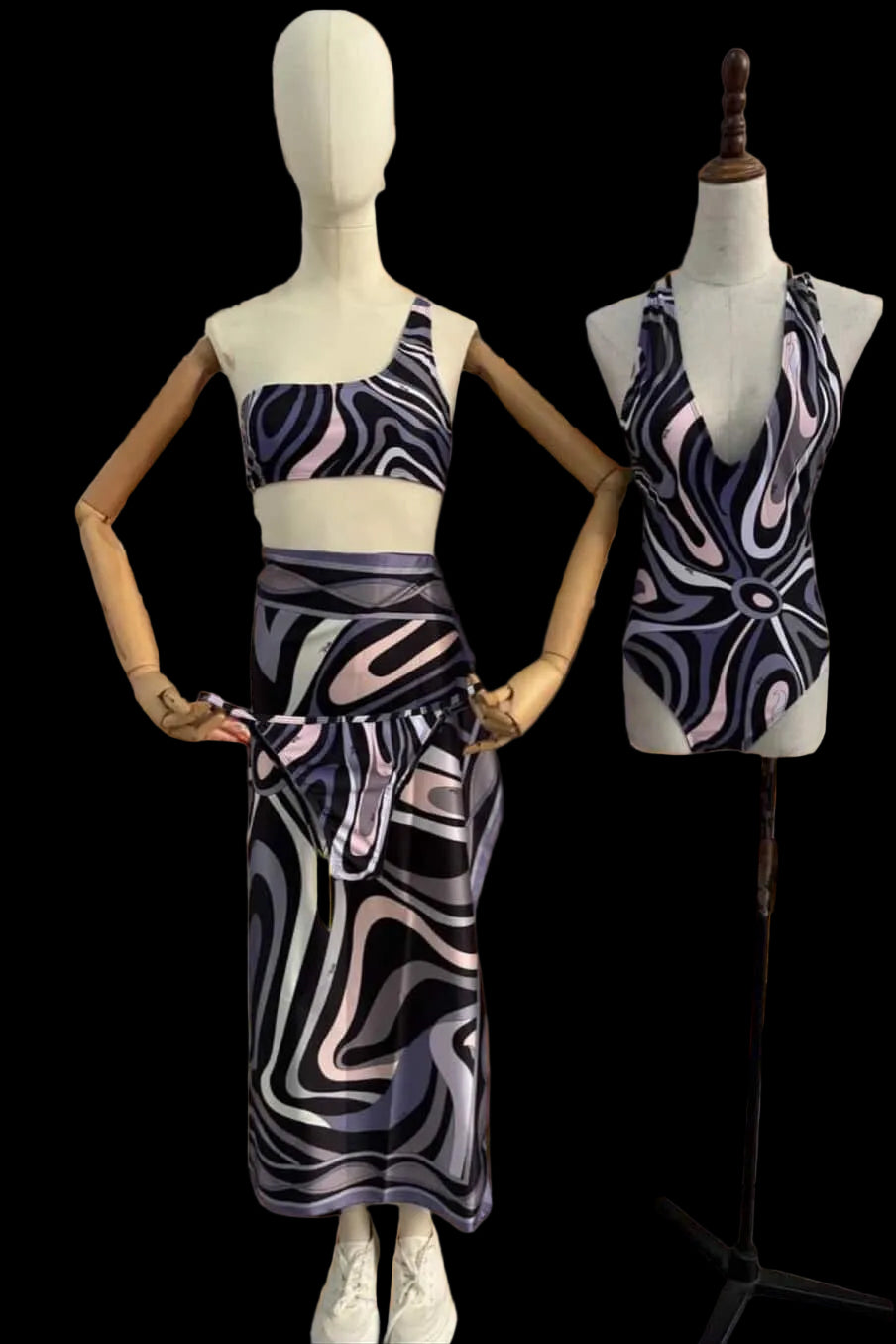 Santorini Pucci Swimsuit Set