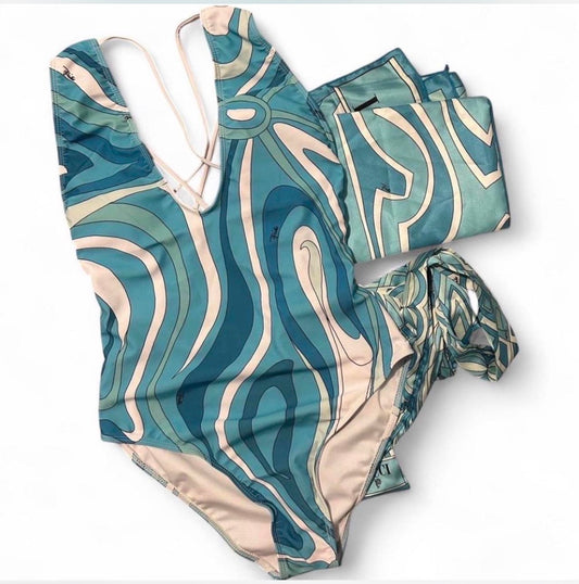 Capri Sol 2.0 Pucci swimsuit Set