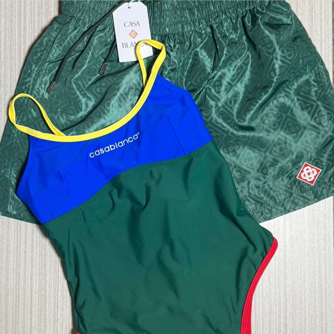Casablanca Colorblock Shorts