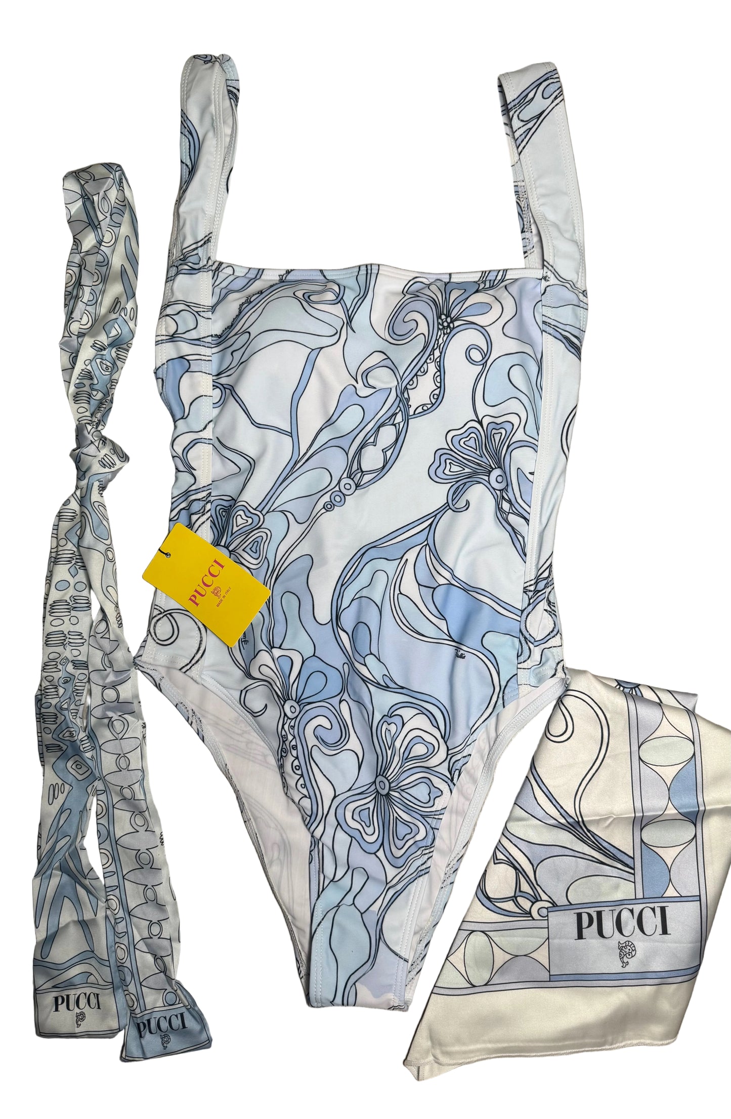 Paros Pearl Pucci swimsuit Set