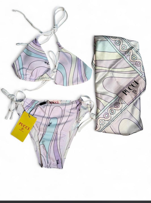 Azura pucci Bikini Set