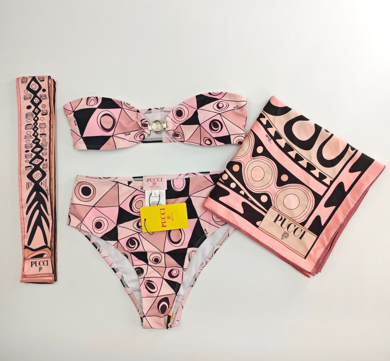 Amalfi Blush Pucci Bikini Set
