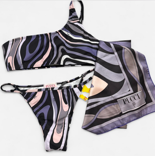 Santorini Swirl Bikini Set