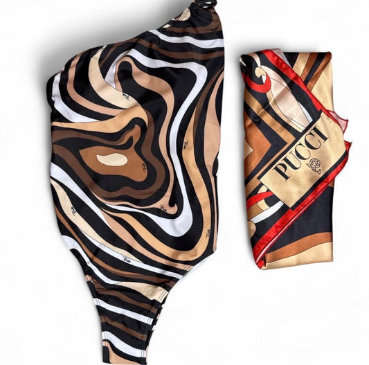 Bali Eclipse Pucci Swimsuit set