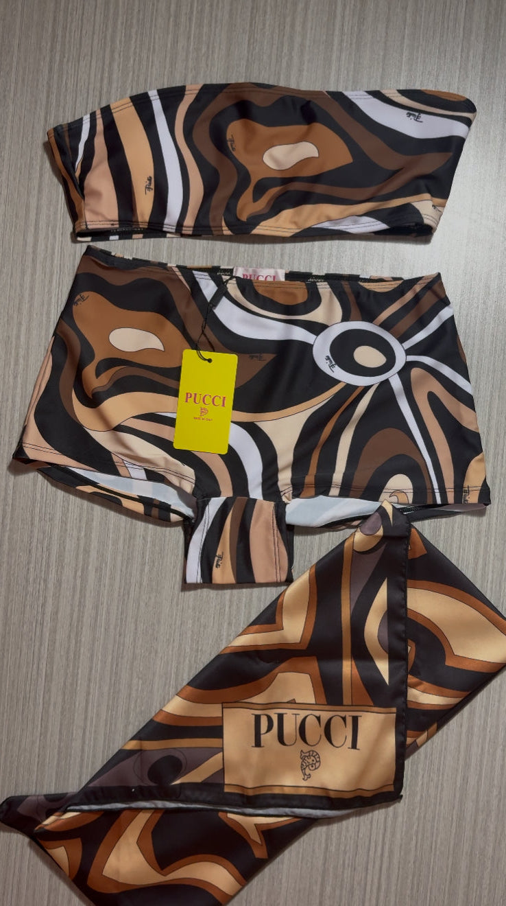 Bali Pucci Shorts Set
