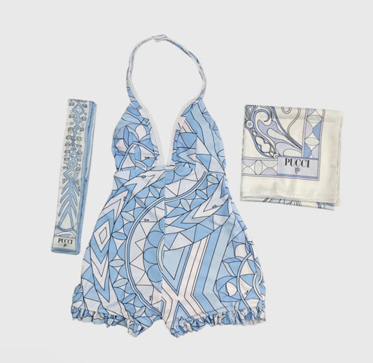 Paros Pearl Pucci Romper set