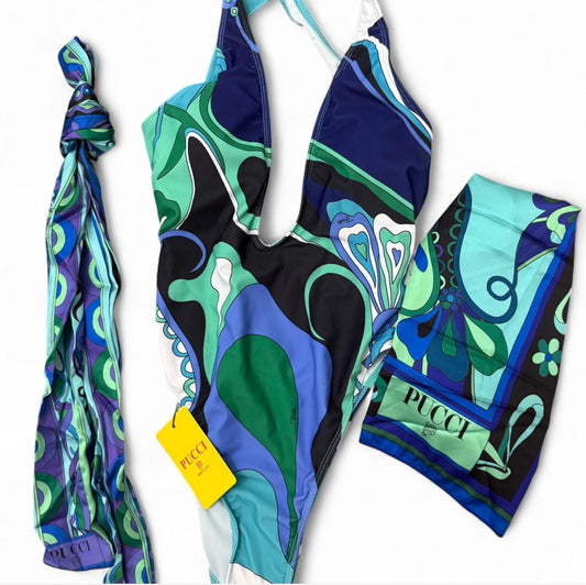 Mykonos Pucci Swimsuit Set